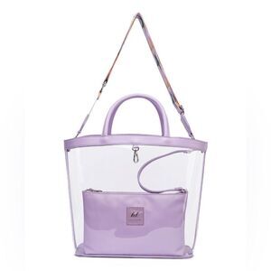 NWT- LIKE DREAMS- Twinkle Clear Tote In
Clear Lilac